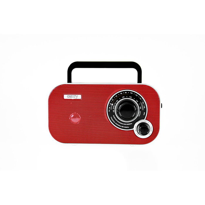 Camry Radio AM/FM Portative CR 1140 Rouge, 21 x 5,6 x 12 cm, Prise Casque 3,5 mm