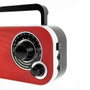 Camry Radio AM/FM Portative CR 1140 Rouge, 21 x 5,6 x 12 cm, Prise Casque 3,5 mm