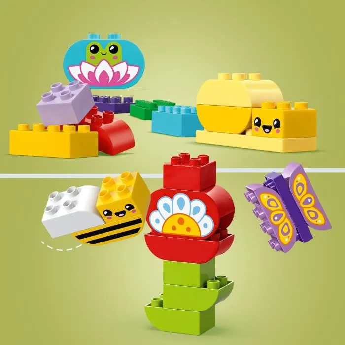 LEGO DUPLO 10444 Ma Ville - Le Jardin Créatif et les Fleurs, Jeu de Construction avec Animaux et Chiffres, 45 Pièces, pour Enfants dès 2 Ans