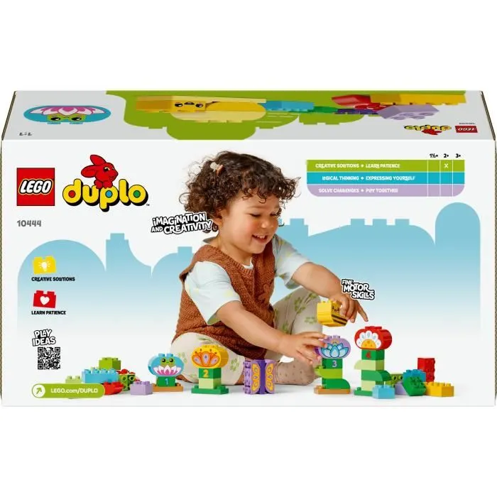 LEGO DUPLO 10444 Ma Ville - Le Jardin Créatif et les Fleurs, Jeu de Construction avec Animaux et Chiffres, 45 Pièces, pour Enfants dès 2 Ans
