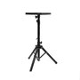 Phoenix Mesa Support Trépied pour Vidéoprojecteur et Ordinateur Portable - Pliable, Acier Noir, Hauteur Réglable 1,5m
