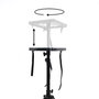 Phoenix Mesa Support Trépied pour Vidéoprojecteur et Ordinateur Portable - Pliable, Acier Noir, Hauteur Réglable 1,5m