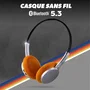 TNB Origin Casque Bluetooth Noir et gris