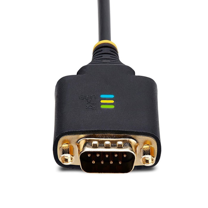 StarTech.com Adaptateur USB-A vers 2x RS232 DB9 Noir