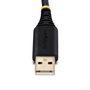 StarTech.com Adaptateur USB-A vers 2x RS232 DB9 Noir