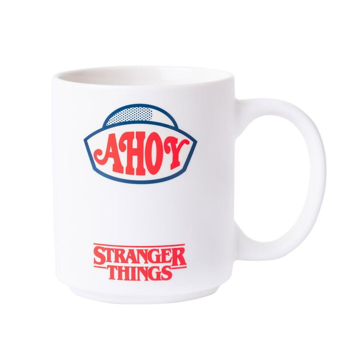 ERIK - Tasse Scoops Ahoy Stranger Things en céramique 350ml - Lavable au lave-vaisselle et micro-ondes