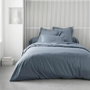 Today Taie d'oreiller Essential 63 x 63 cm Bleu Denim avec volant
