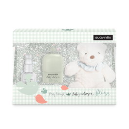 Suavinex Coffret Baby Cologne Bliss avec deux eaux de cologne et peluche