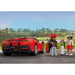 Playmobil 71020 Ferrari SF90 Stradale - Voiture de Collection avec Effets Lumineux et Toit Amovible - 43 Pièces - Jouet pour Enfants à Partir de 5 Ans