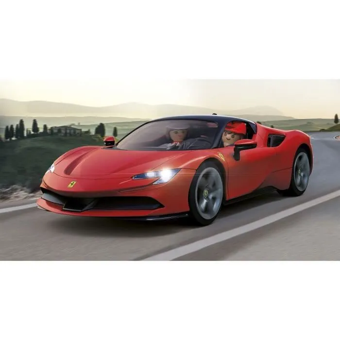 Playmobil 71020 Ferrari SF90 Stradale - Voiture de Collection avec Effets Lumineux et Toit Amovible - 43 Pièces - Jouet pour Enfants à Partir de 5 Ans Playmobil 71020 Ferrari SF90 Stradale - Voiture de Collection avec Effets Lumineux et Toit Amovible - 43 Pièces - Jouet pour Enfants à Partir de 5 Ans