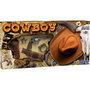 Gonher - Set Vaquero avec Revolver 8 Coups, Sombrero, Cartouchière, Ceinture, Menottes, Étoile de Sheriff et Foulard