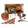 Gonher - Set Vaquero avec Revolver 8 Coups, Sombrero, Cartouchière, Ceinture, Menottes, Étoile de Sheriff et Foulard