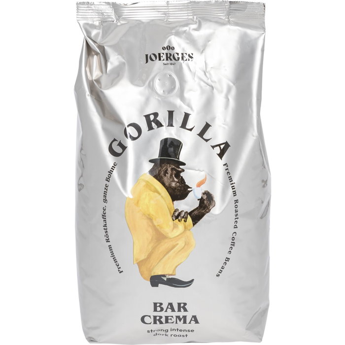 Joerges Espresso Gorilla Bar Crema 1 kg Joerges Espresso Gorilla Bar Crema 1 kg