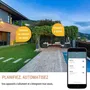 Konyks Prise Extérieure Connectée Pluviose FR, IP55, WiFi et Bluetooth, Compatible Alexa et Google Home, Blanc