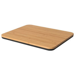 Berghoff 3900061 - Planche à découper double face multifonction en bambou et plastique alimentaire antidérapant, naturellement antibactérienne