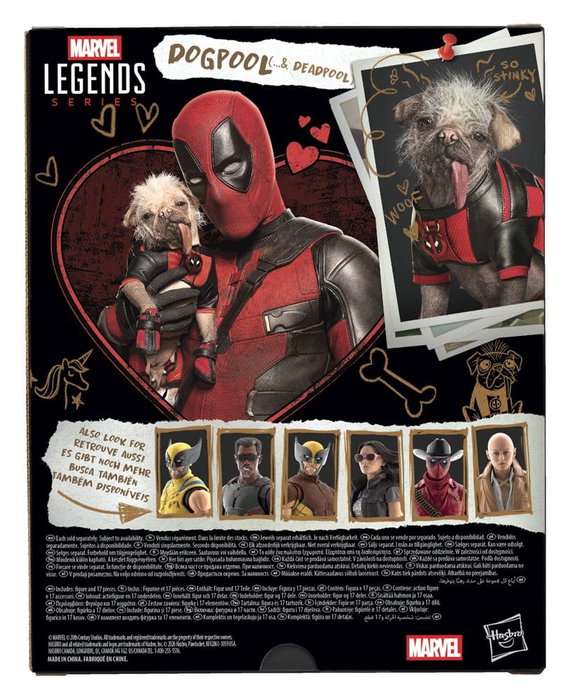 Hasbro Marvel Legends Deadpool & Wolverine Deadpool et Dogpool 15 cm