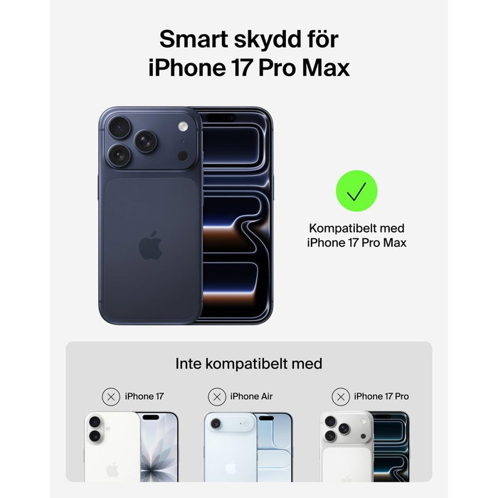 Belkin Protection pour iPhone 17 Pro Max Noir