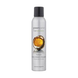 Greenland Fruit Emotions Body Lotion Mousse Coco Mandarine 200ml - Lait corporel hydratant 93% naturel, vegan - Parfum coco et mandarine