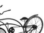 Giftdecor Horloge Forge Bicyclette Noire 42x24x10 cm Métal (Set de 4)