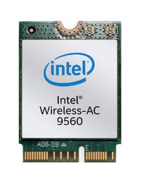 Intel Intel AC 9560 Carte Wi-Fi sans fil 802.11ac 2x2 MU-MIMO et Bluetooth M.2 2230 (CNVi) Gigabit