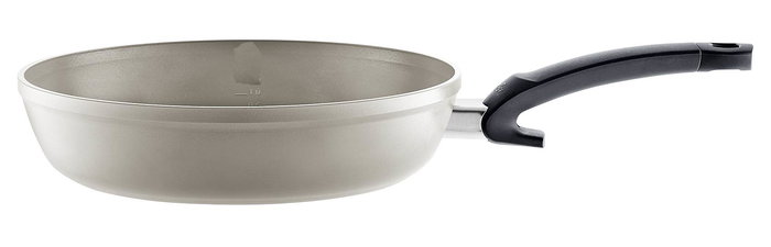 Fissler 159-220-28-100/0 Ceratal Comfort - Poêle antiadhésive écologique 28 cm sans PFOA/PFAS, revêtement céramique, induction, manche ergonomique
