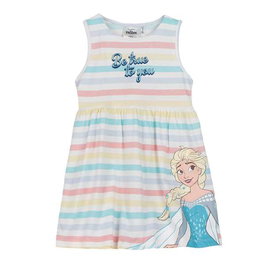 Cerdá Vestido single jersey - Robe enfant à motif Frozen 5 ans - Single jersey - Age conseillé : 3 ans (36 mois)