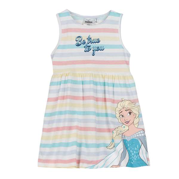 Cerdá Vestido single jersey - Robe enfant à motif Frozen 5 ans - Single jersey - Age conseillé : 3 ans (36 mois) Cerdá Vestido single jersey - Robe enfant à motif Frozen 5 ans - Single jersey - Age conseillé : 3 ans (36 mois)