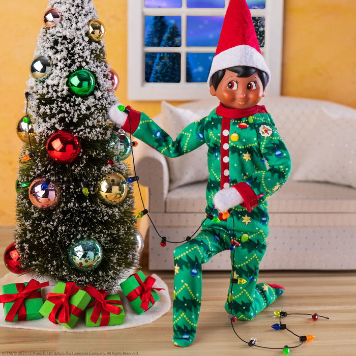 CEFA TOYS Pyjama pour poupée Arbre de Noël The Elf On the Shelf - À partir de 3 ans