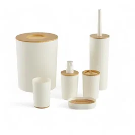 Today Lot de 6 accessoires de salle de bain Utility - Blanc