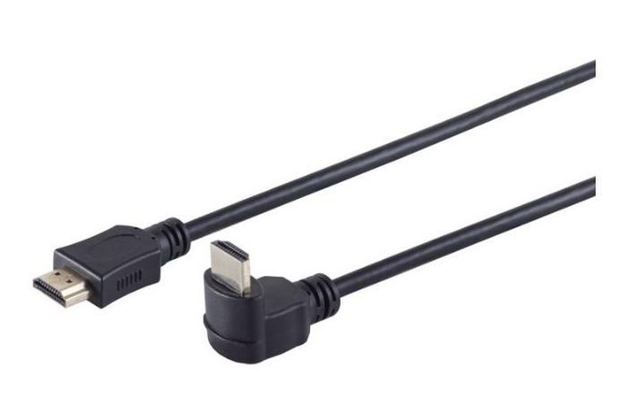 MicroConnect Câble HDMI 1.4 Haute Vitesse, Prise Coudée 270°, Longueur 2 m, Support 4K@30Hz, HDR, HDCP 2.2, Ethernet MicroConnect Câble HDMI 1.4 Haute Vitesse, Prise Coudée 270°, Longueur 2 m, Support 4K@30Hz, HDR, HDCP 2.2, Ethernet