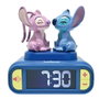 LEXIBOOK Réveil Disney Stitch et Angel RL800D2 avec lumière nocturne