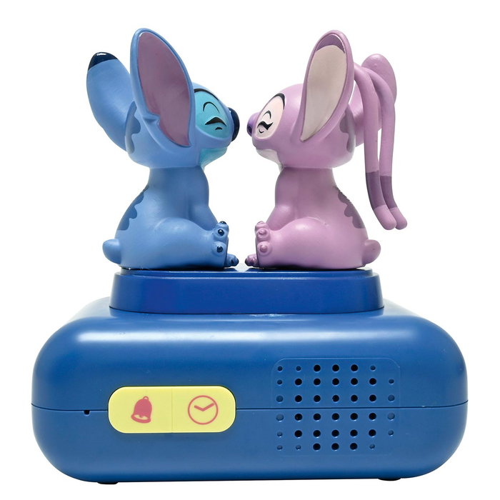 LEXIBOOK Réveil Disney Stitch et Angel RL800D2 avec lumière nocturne
