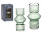 GIFTDECOR JARRON RAYA 1 CUERPO VERDE