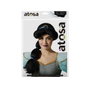 BigBuy Carnival Perruque de Princesse Arabe Noire avec Diadème et Tresse