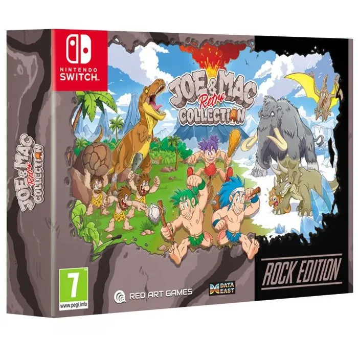 Just For Games Joe & Mac: Retro Collection - Édition Rock - Jeu Switch Just For Games Joe & Mac: Retro Collection - Édition Rock - Jeu Switch