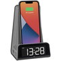 Tfa ICON Charge 60.2033.10 Réveil numérique Anthracite avec chargeur