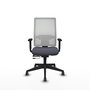 Piqueras y Crespo Chaise de Bureau Horna Gris foncé et Blanc