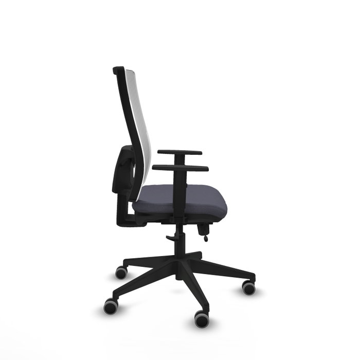Piqueras y Crespo Chaise de Bureau Horna Gris foncé et Blanc