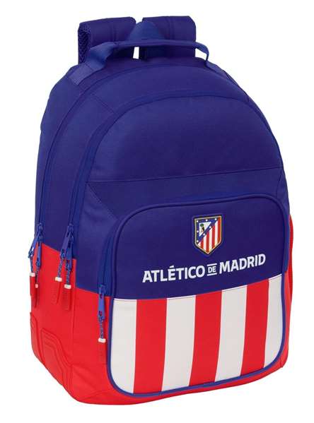 Safta Mochila Double Adapt.Carro Atco. De Madrid Sac à Dos Double Adaptable au Chariot 32x42x15 cm, Âge Minimum 3 Ans