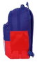 Safta Mochila Double Adapt.Carro Atco. De Madrid Sac à Dos Double Adaptable au Chariot 32x42x15 cm, Âge Minimum 3 Ans