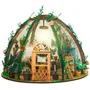 Green Nook - Kit DIY à construire Maquette 3D Serre Livre - Jolie Pergola - 22 x 22 x letter cm