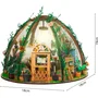 Green Nook - Kit DIY à construire Maquette 3D Serre Livre - Jolie Pergola - 22 x 22 x letter cm