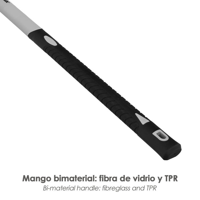WOLFPACK LINEA PROFESIONAL Manche en fibre de verre pour masse à tranche 3 kg WOLFPACK LINEA PROFESIONAL Manche en fibre de verre pour masse à tranche 3 kg