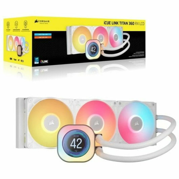 Corsair iCUE LINK TITAN 360 RX LCD White