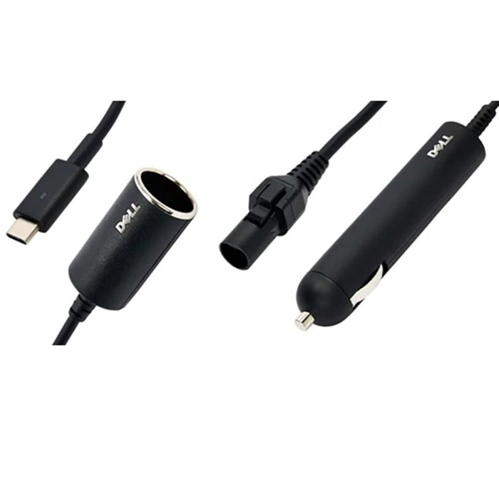 Dell Adaptateur de voiture 65 W USB-C Noir Dell Adaptateur de voiture 65 W USB-C Noir
