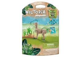 Playmobil WILTOPIA Alpaca avec accessoires et carte à collectionner, jouet écologique