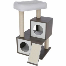 Kerbl Arbre à chat Flair Blanc et gris en Sisal