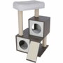 Kerbl Arbre à chat Flair Blanc et gris en Sisal