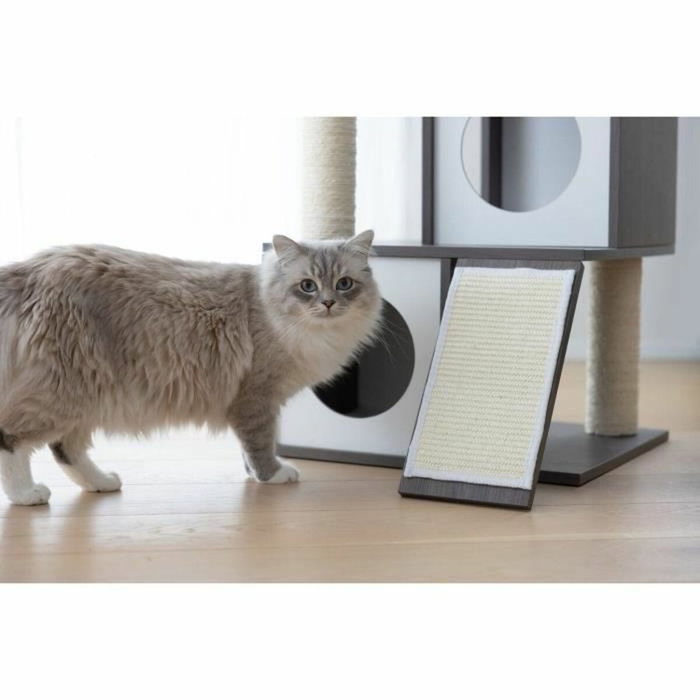 Kerbl Arbre à chat Flair Blanc et gris en Sisal