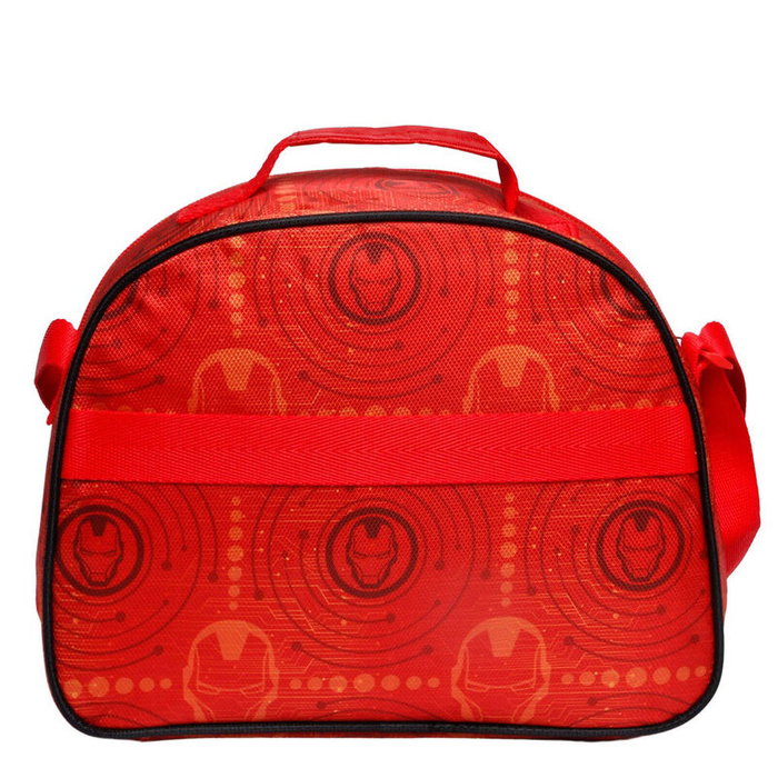 Karactermania Sac portatif repas 3D Iron Man Marvel - 20,5x26x10cm avec fermeture éclair, design en relief et bretelle réglable 120cm